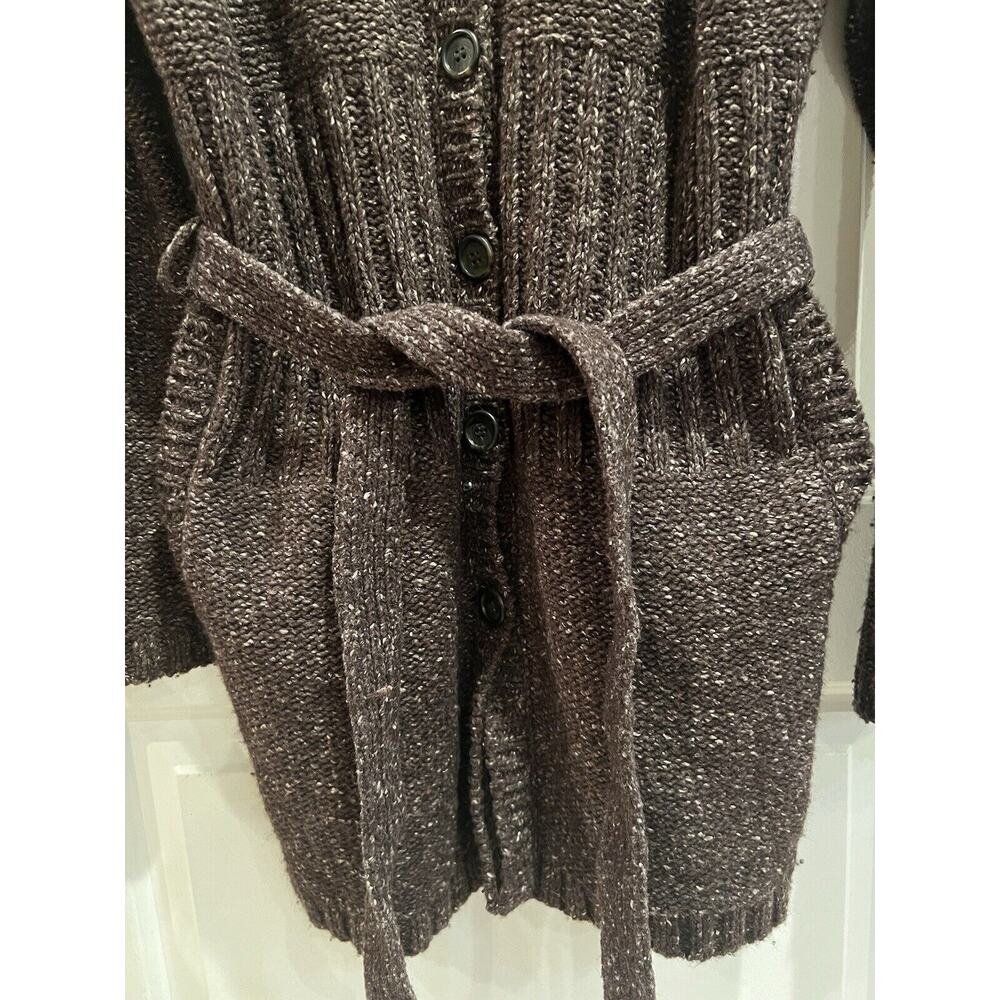 J.Crew Cardigan Sweater Wool Blend Shawl Collar 7 Button Size Large - Picture 3 of 13